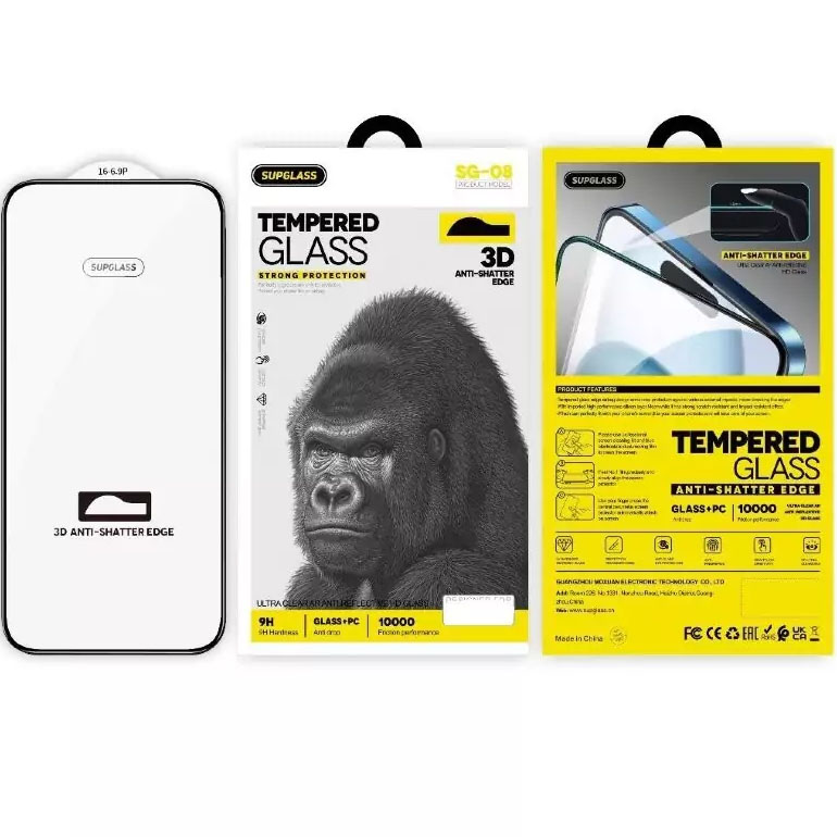 Противоударное стекло SUPGLASS Nano Edge Glass SG-08 для iPhone 11/XR 