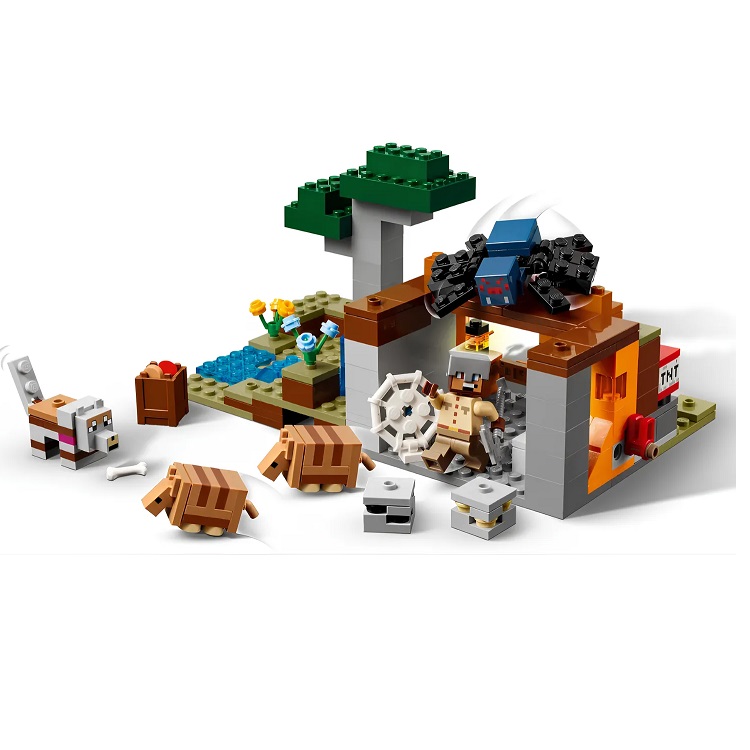 Конструктор LEGO Minecraft 21269 Экспедиция на рудник "Броненосец 3