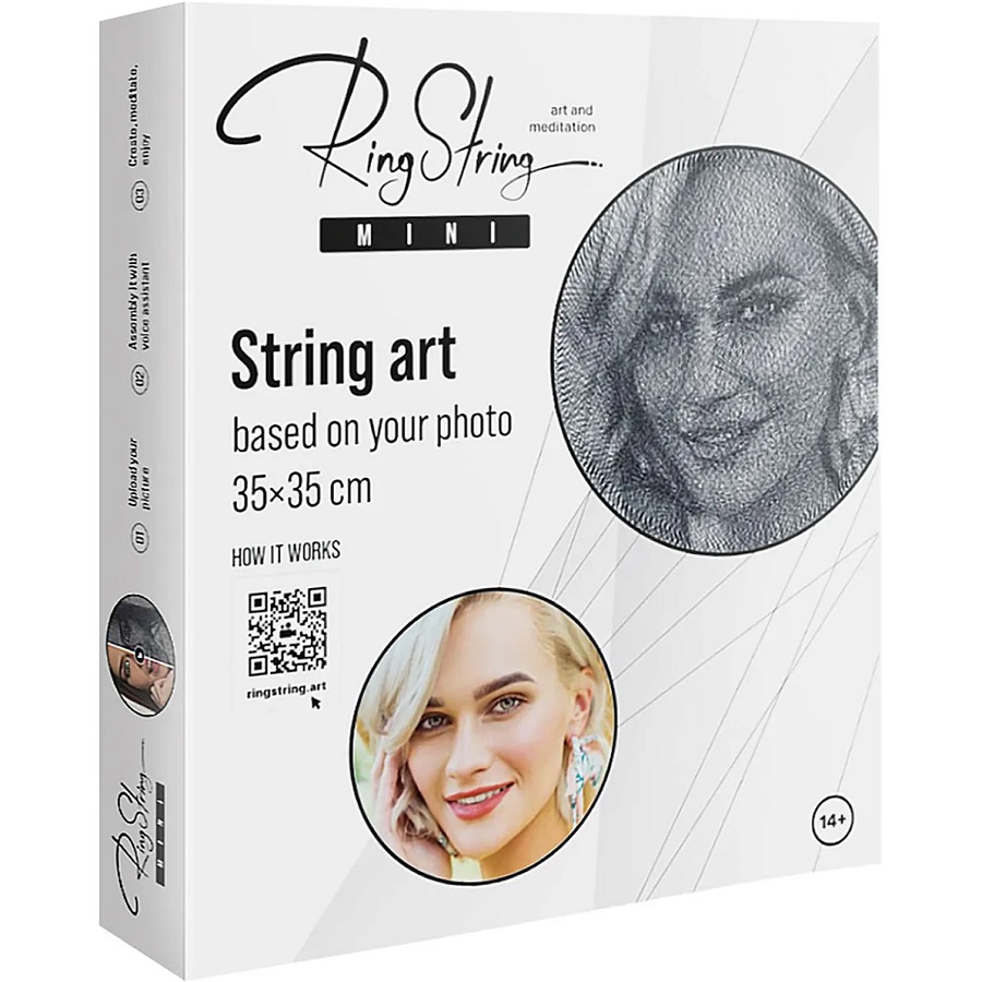 Картины нитью из любой фотографии RingString mini