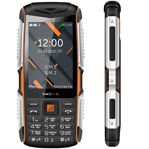 Телефон TEXET TM-D426 черный-оранжевый 2