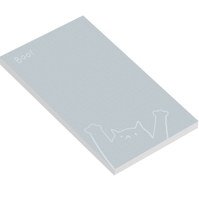 Блок  для записей MESHU "Kat", 10*17см, 50л., на склейке MS_65018