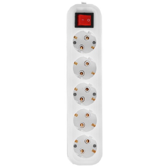 Сетевой фильтр  1.8м 5bites SP5W-318, белый, 5 розеток, 16A