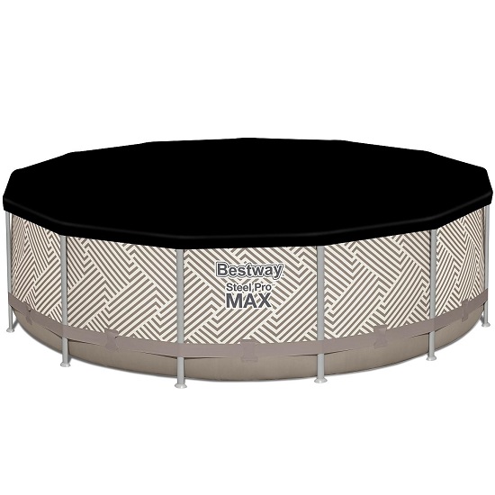 Бассейн каркасный BESTWAY 561FY Steel Pro Max 396x107см, 11133 л, фил.-нас. 2006 л\ч, лестн, тент, навес 3