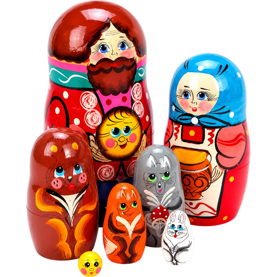 Матрешка "Колобок" 7 перс. УТМ01521374 9
