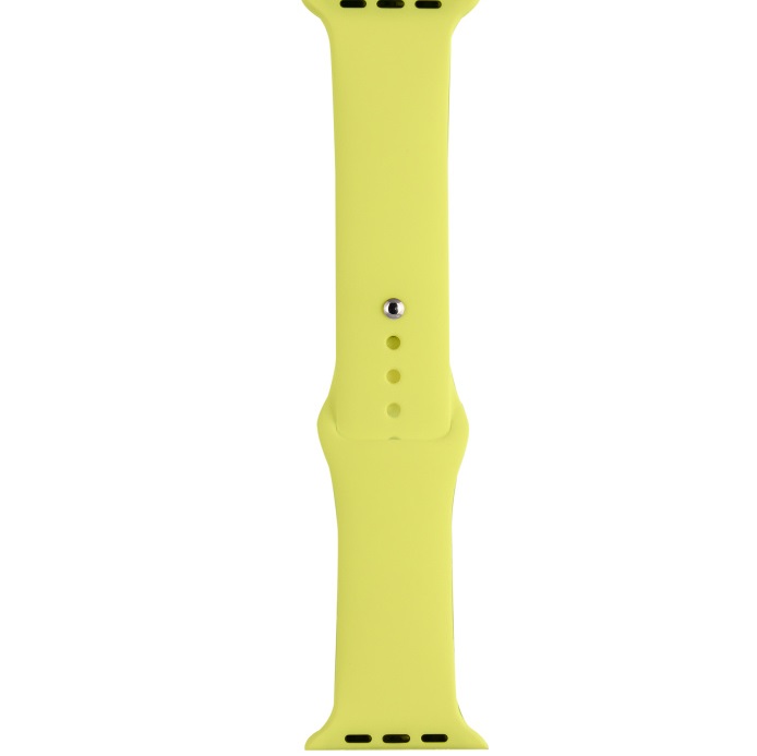 Силиконовый ремешок HOCO WA01 Flexible для APPLE Watch 38/40/41mm light lemon