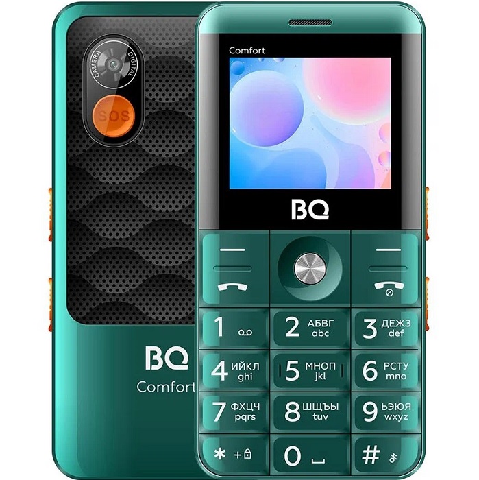 Телефон BQ 2006 Comfort Green+Black (Уценка)