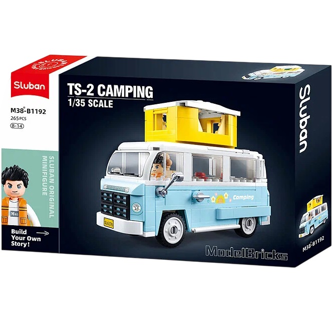 Конструктор SLUBAN Автодом 265 дет.M38-B1192