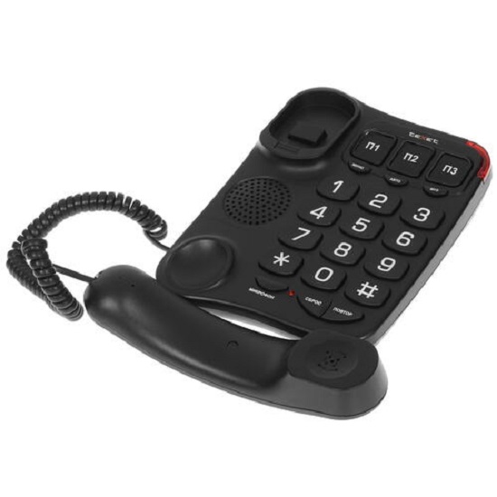 Телефон TEXET TX-214 черный 4