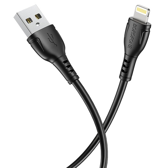 Кабель USB <--> Lightning  1.0м BOROFONE BX51 черный 3
