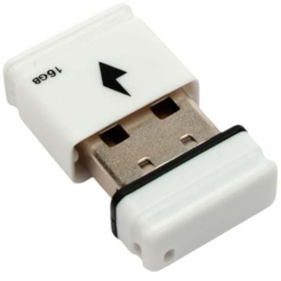 USB 16Gb Gembird GFL-2.0-16mini, белый