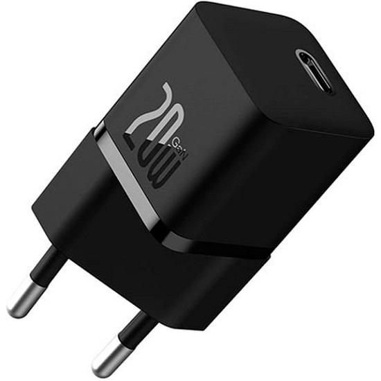 Сетевое ЗУ 1Type-C BASEUS черный, 20Вт (P10162503113-00)