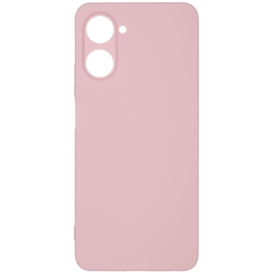 Задняя накладка ZIBELINO Soft Matte для Realme 10 Pro 5G (пыльно-розовый) с микрофиброй