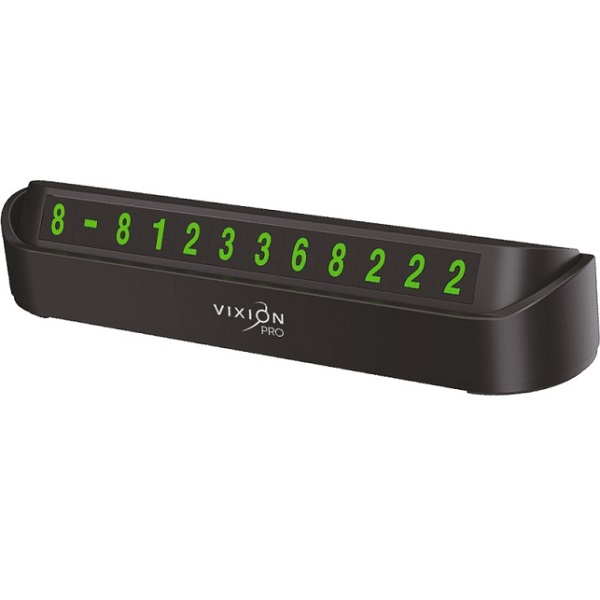 Автовизитка VIXION VR-13 черная