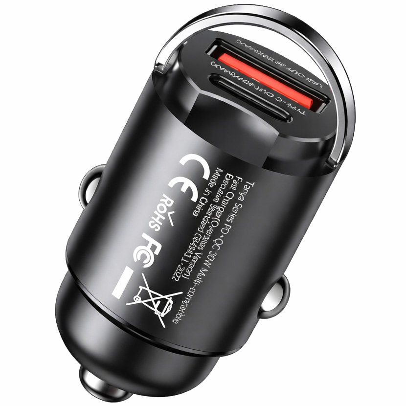 Авто ЗУ 1USB/1Type-C REMAX RCC359, черный, PD30W