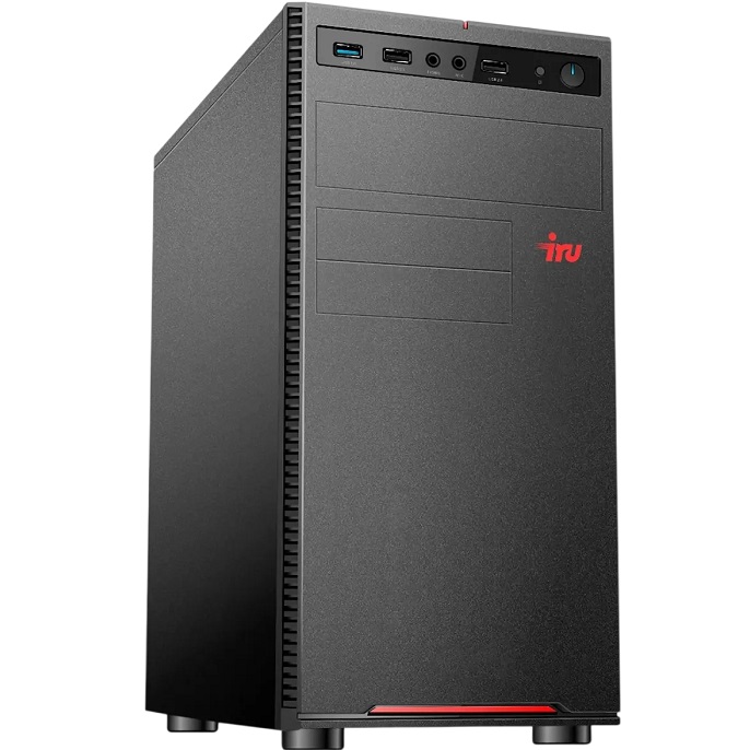 Системный блок IRU Planio 310H6SEV MT(Intel Core i5-12400/ 16Gb/ SSD256Gb/ DOS) (2112572), черный