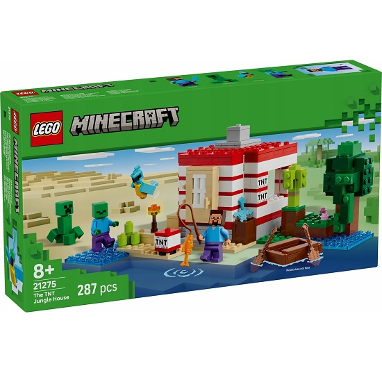 Конструктор LEGO Minecraft 21275 Дом в джунглях TNT