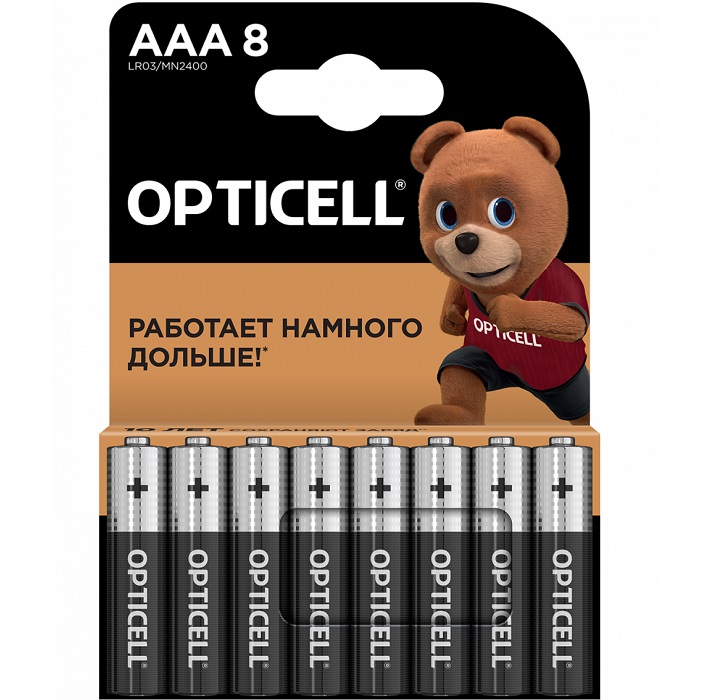 Элемент питания OPTICELL LR03 BASIC BL-8 (8/80)