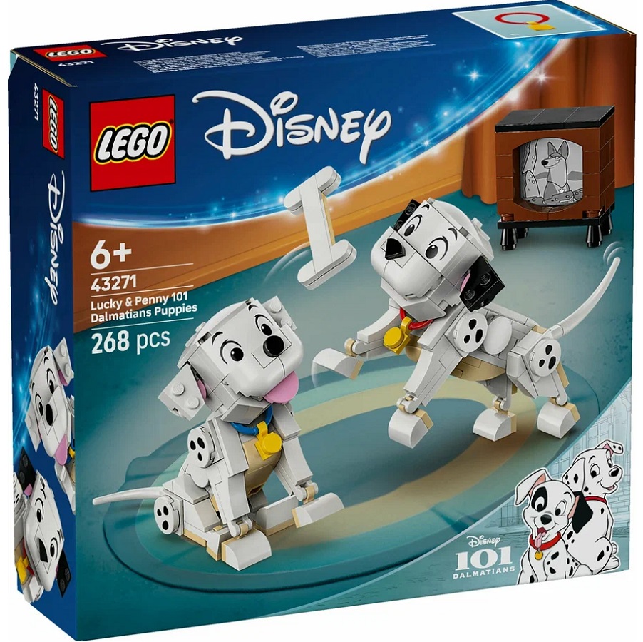 Конструктор LEGO Disney 43271 Лаки и Пенни, щенки из «101 далматинца»