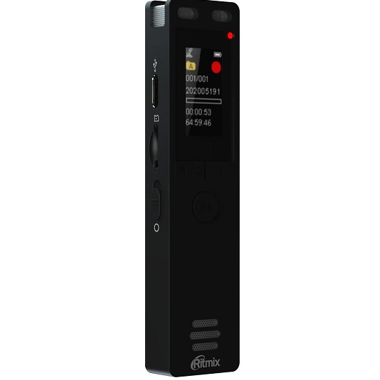 Диктофон RITMIX RR-155 16Gb Black 5