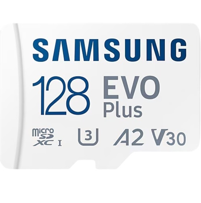 Micro SD 128Gb Samsung Class 10 Evo Plus A2 V30 UHS-I  (R/W  90/160 MB/s) + адаптер SD (MB-MC128SA) 2