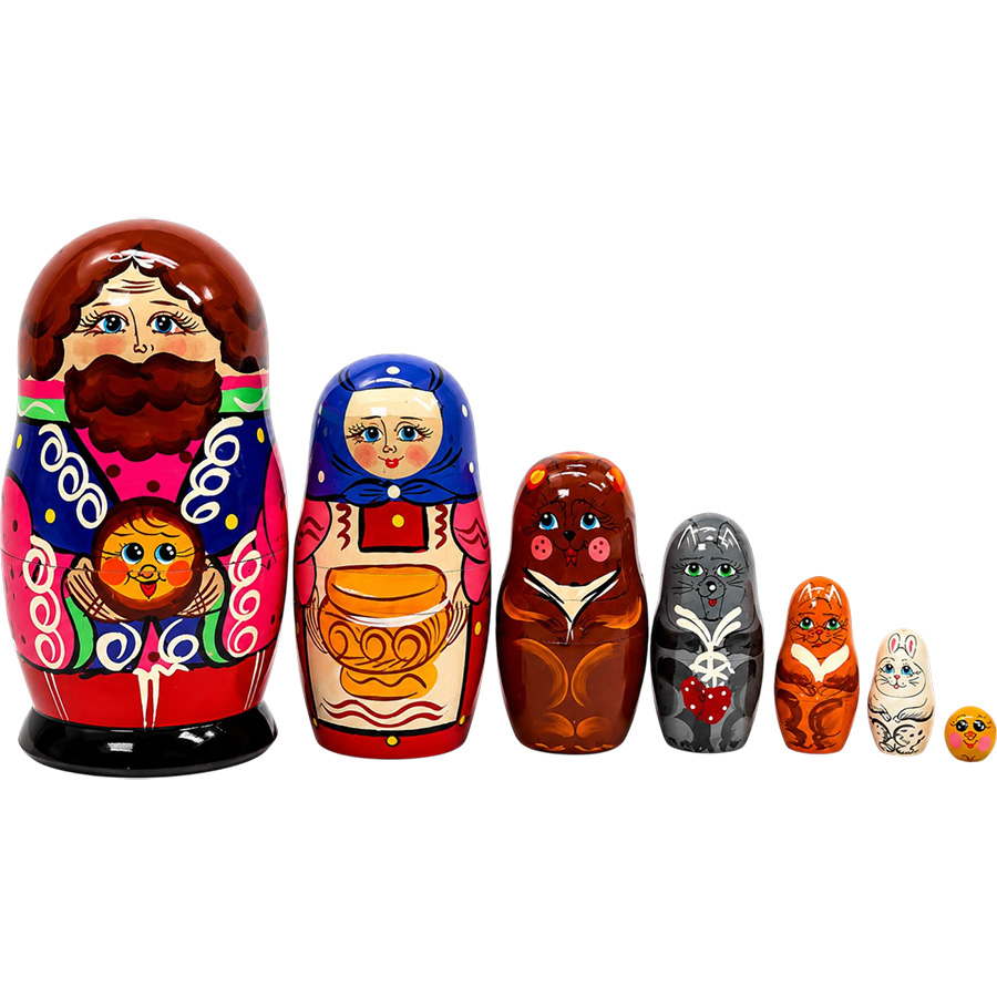 Матрешка "Колобок" 7 перс. УТМ01521374 6