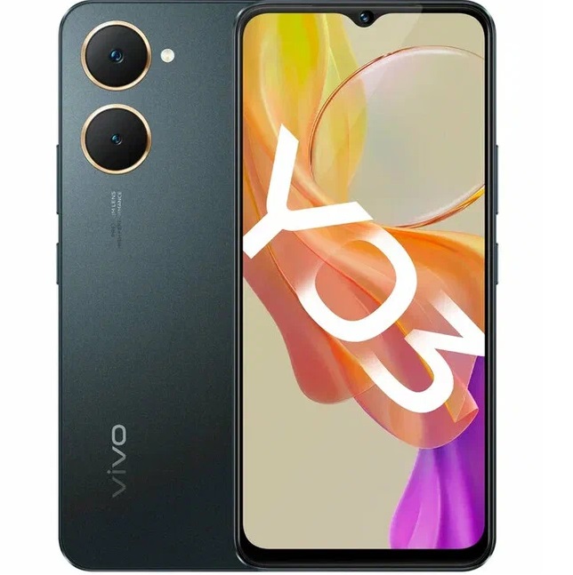 Смартфон VIVO Y03 4/128Gb Космический чёрный