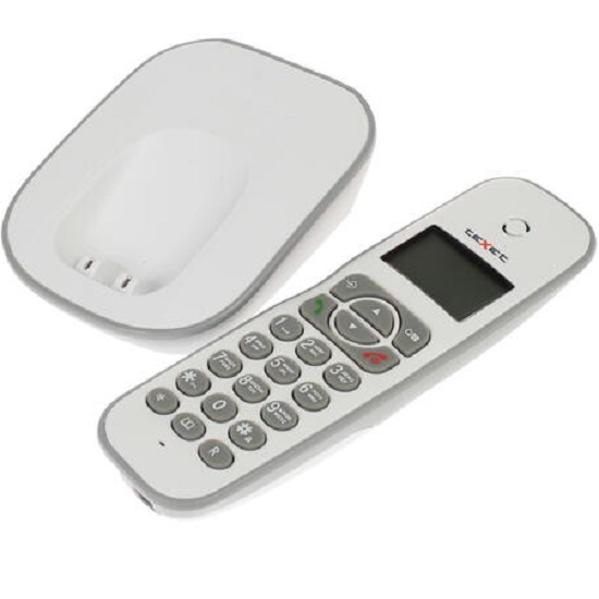 Радиотелефон TEXET TX-D4505A Dect белый-серый 4