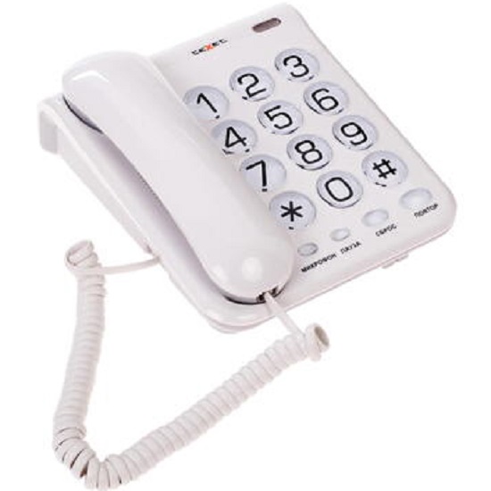 Телефон TEXET TX-262 светло-серый 4