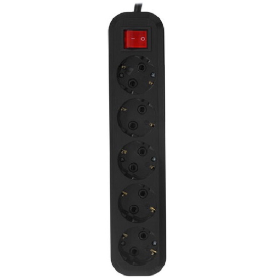 Сетевой фильтр  3.0м 5bites SP5B-330, черный, 5 розеток, 16A 