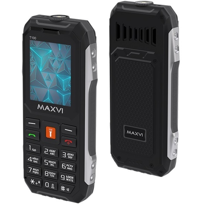 Телефон Maxvi T100 черный 2