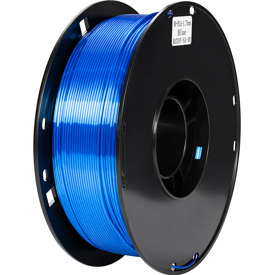 Пластик для принтера 3D Cactus CS-3D-PLA-1KG-S-BLUE PLA SILK d1.75мм 1кг L326м 1цв.