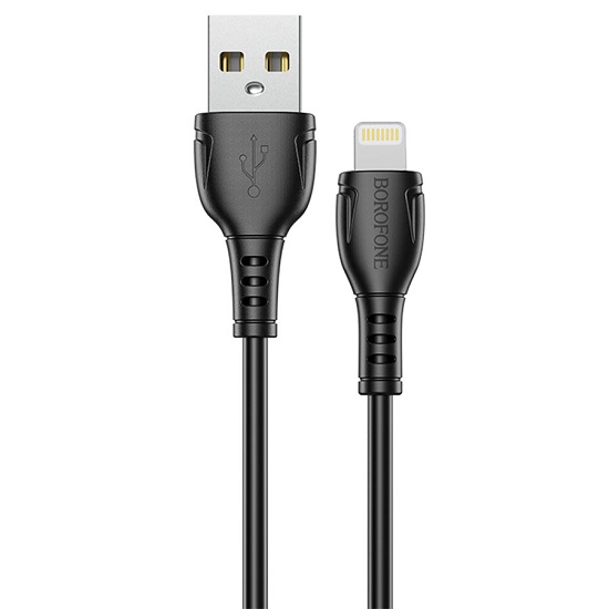 Кабель USB <--> Lightning  1.0м BOROFONE BX51 черный 2