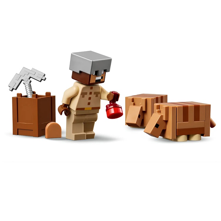 Конструктор LEGO Minecraft 21269 Экспедиция на рудник "Броненосец 5
