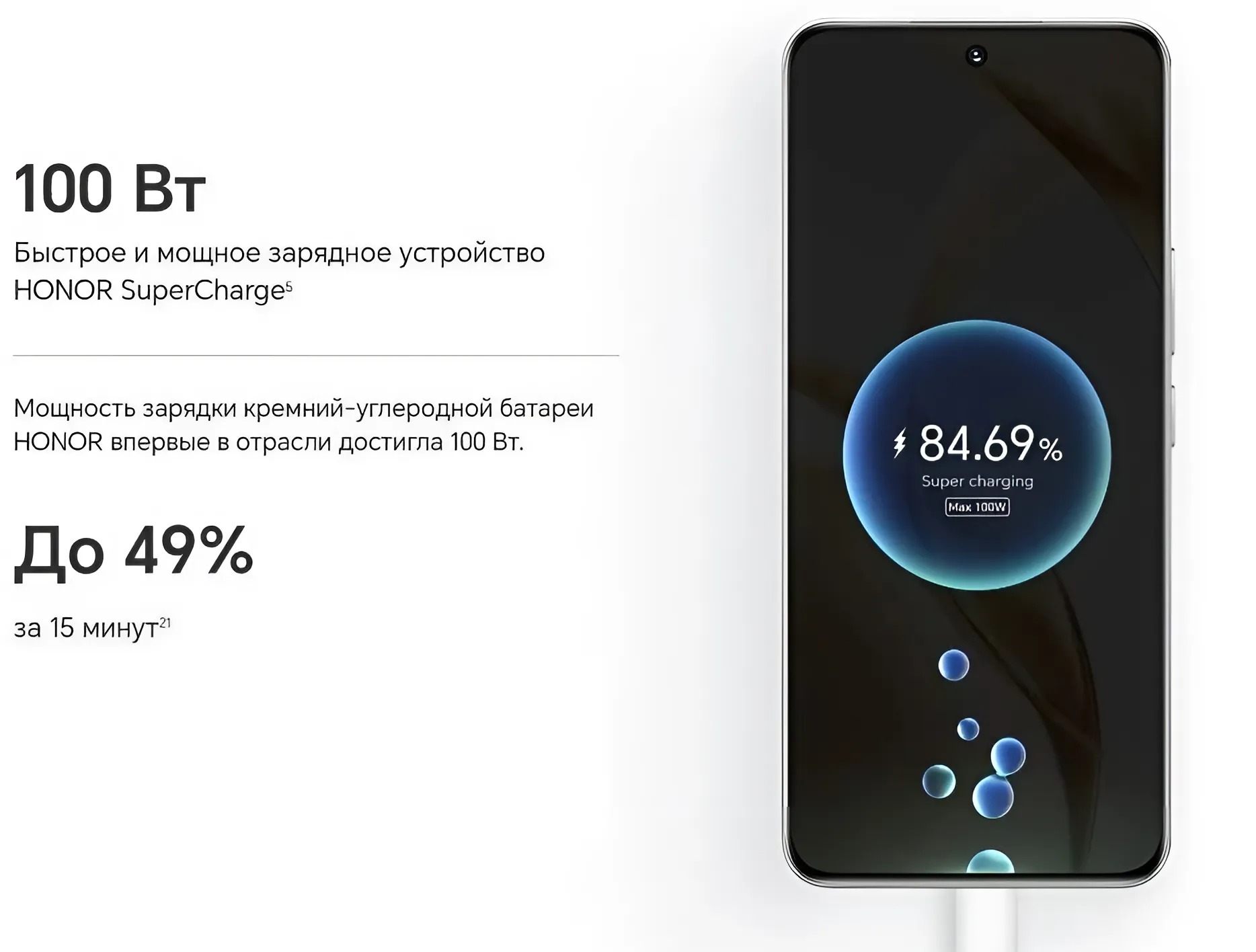 Быстрая зарядка и автономность