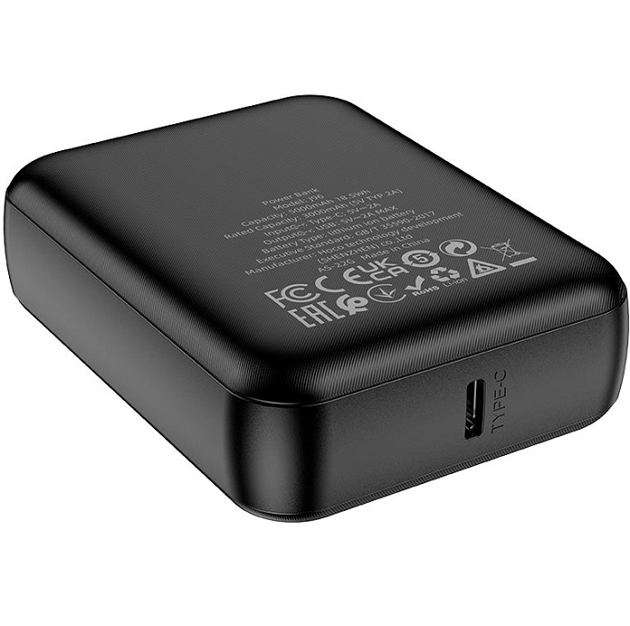 Внешний АКБ HOCO J96 Strider (5000mAh) черный 2