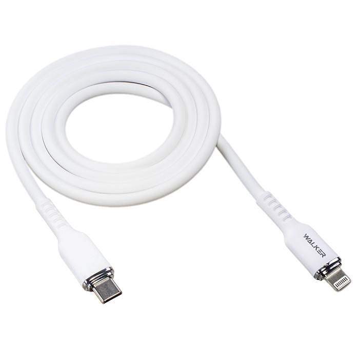 Кабель Lightning <--> Type-C  1.0м WALKER C795 белый, 35W