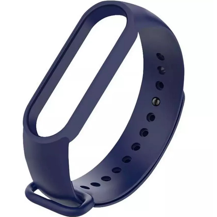 Силиконовый ремешок STR для XIAOMI MI Band 5/6/7 синий