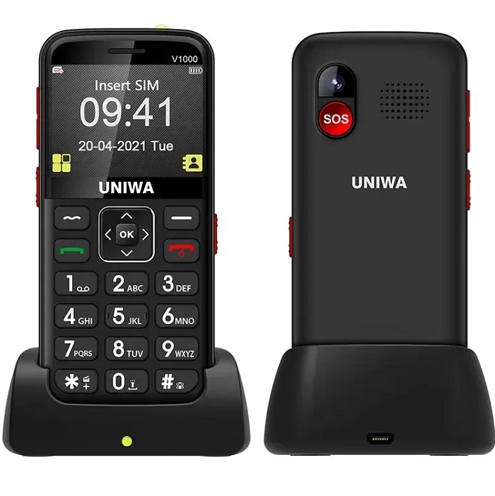 Телефон UNIWA V1000 чёрный 2