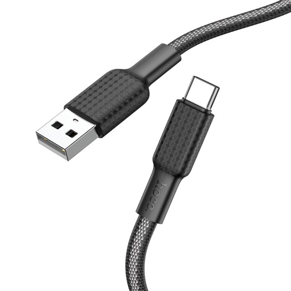 Кабель USB <--> Type-C  1.0м HOCO X69 Jaeger, белый