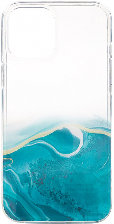 Задняя накладка GRESSO. Коллекция Смок для iPhone 12/12 Pro зеленый