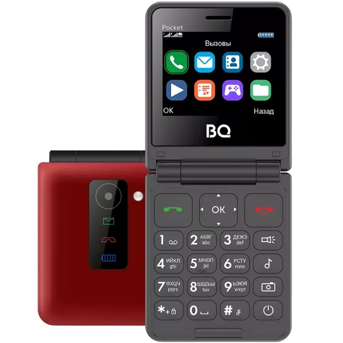 Телефон BQ 2456 Pocket Red