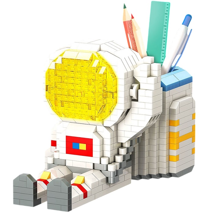 Конструктор-ночник Mini Blocks, «Космонавт», 828 деталей 2