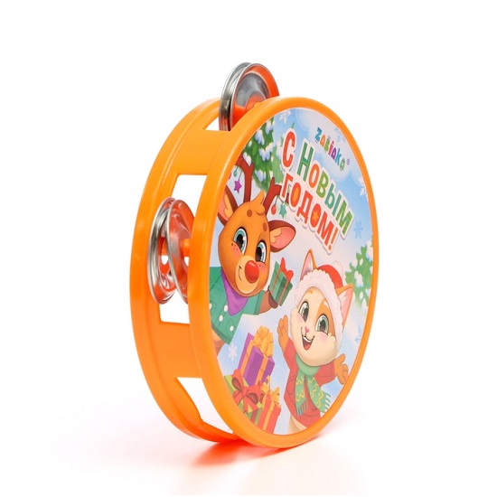 Новогодняя музыкальная игрушка «Бубен: Новогодний» 4784996 4