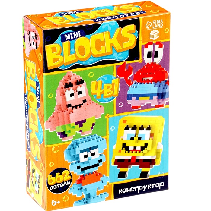 Конструктор «Mini Blocks. Подводный мир», 662 детали 10906397