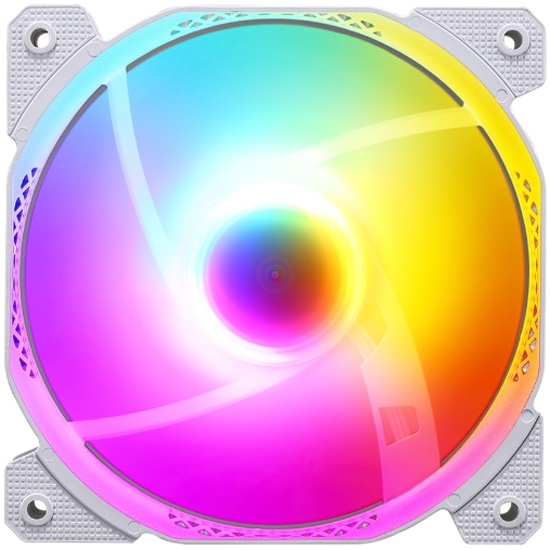 Вентилятор для корпуса Aerocool/Formula Cosmic 12WH FR RGB белый, 120 мм, 1100 об/мин, 22.3 дБ, 4 pin