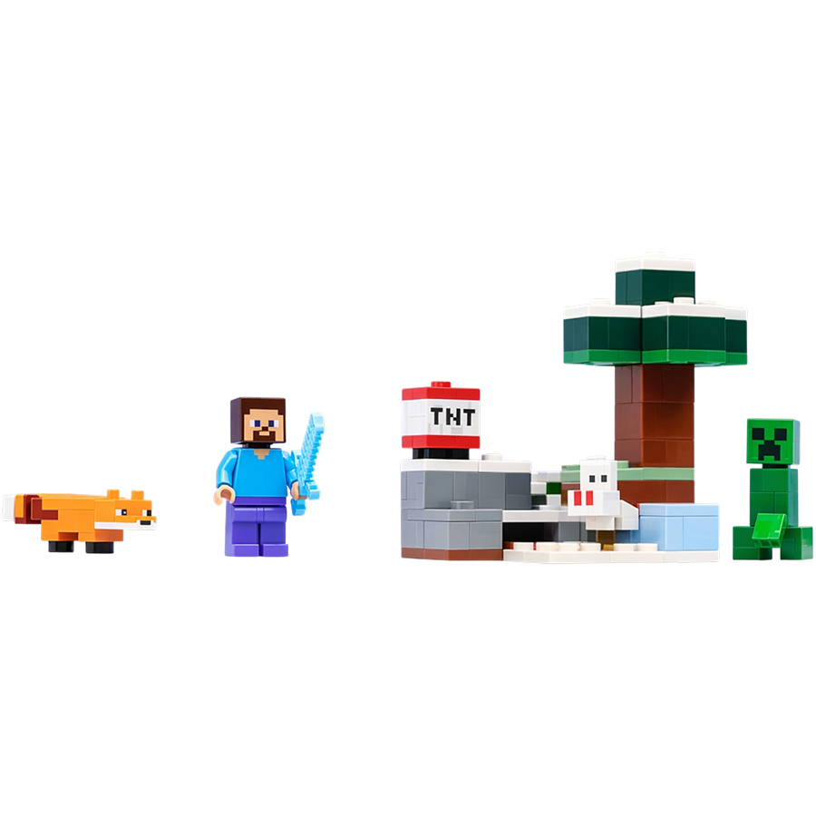 Конструктор LEGO Minecraft 21583 Приключения Стива в тайге 4