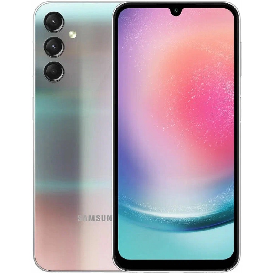 Смартфон Samsung Galaxy A24 6/128Gb SM-A245F (Серебристый) (Запчасти)