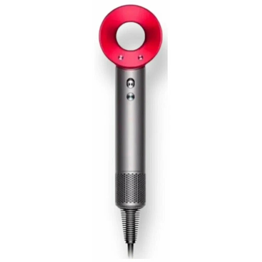 Фен Super hair dryer, серый с красным 2