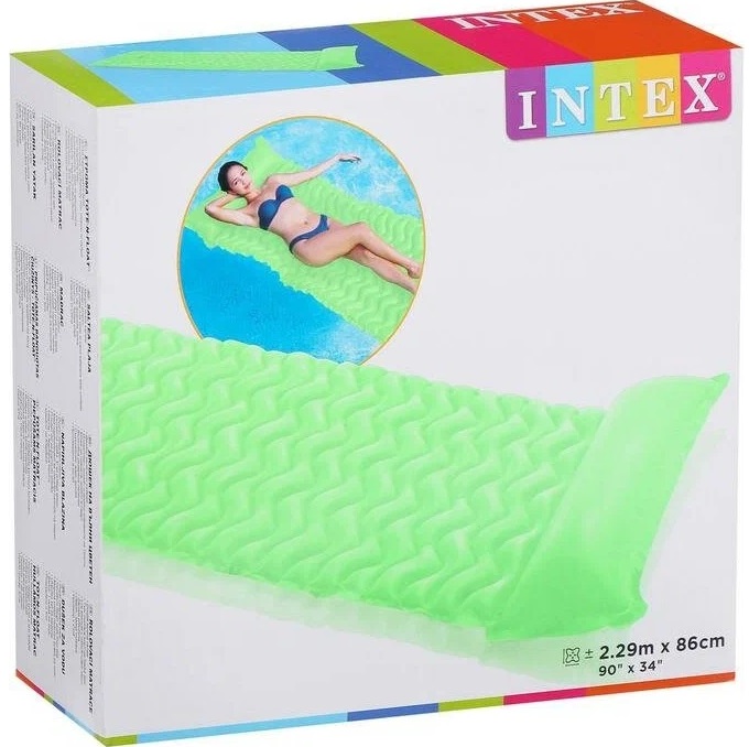 Матрас для плавания  INTEX «Волна», 229 х 86 см, цвета МИКС