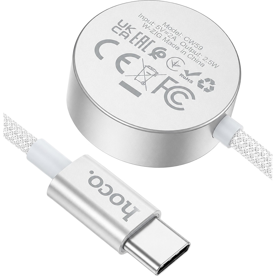 Беспроводное ЗУ HOCO CW59 Samsung Smart Whatch белое 9